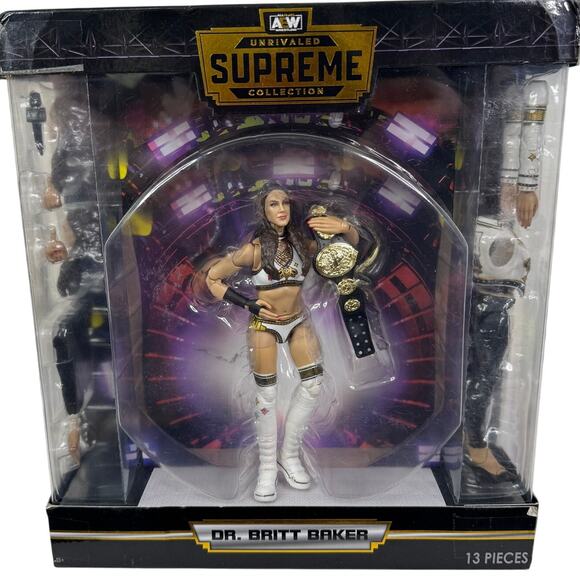 AEW Other - AEW Unrivaled Supreme Collection Dr. Britt Baker Figure All‎ Elite Wrestling WWE